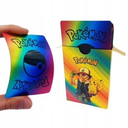 Carti de joc Pokemon, 55 carti, 6 ani+, Multicolor
