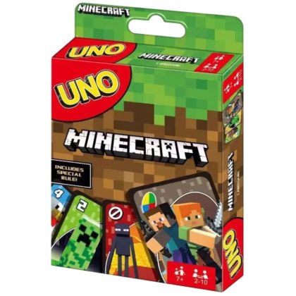 Carti de joc Uno - Minecraft