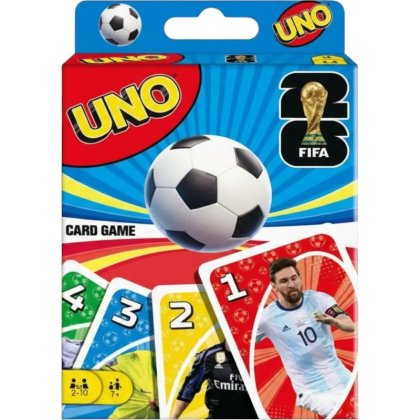 Set carti de joc UNO Fotball, 2-10 jucatori, 7 ani+, pentru copii sau adulti, multicolor