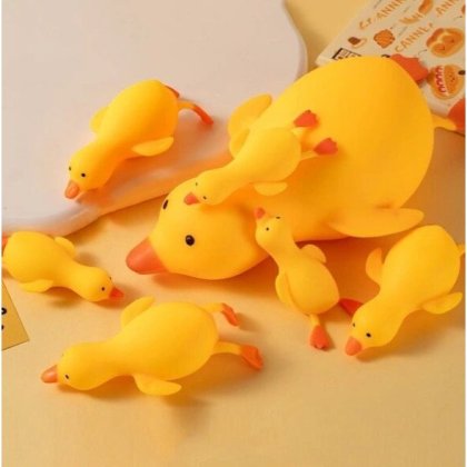 Viral DUCK 2026 VICTINY® MODEL RATA / DUCK 32 CM Squishy, jucarie interactiva pentru copii si adulti, antistres