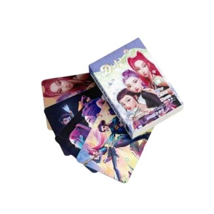 Set 2 pachete cartonase K Pop Demon Hunter, Victiny, jucării aleatorii, pentru copii