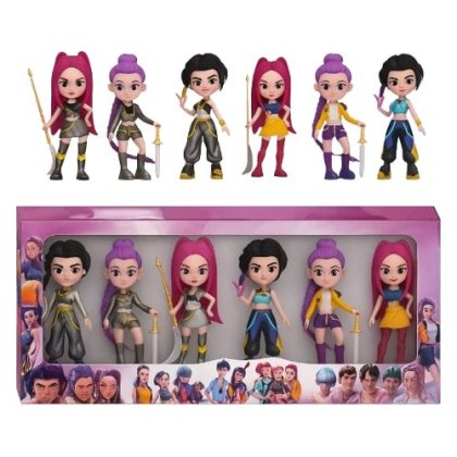Set 6 figurine KPop Demon Hunters, personaje, VICTINY, 10 cm