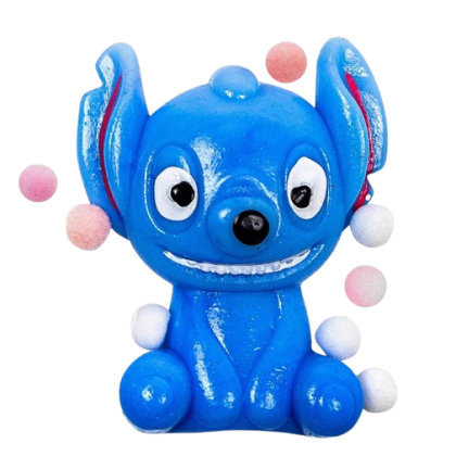 Jucarie squishy moale cu textura de revenire lenta VICTINY® albastru / stitch