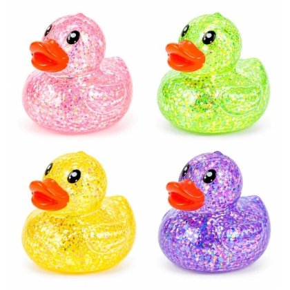 Jucarie antistres VICTINY® RATUSCA CU SCLIPICI / GLITTER, 1 BUC RANDOM jucarie senzoriala squishy pentru copii si adulti